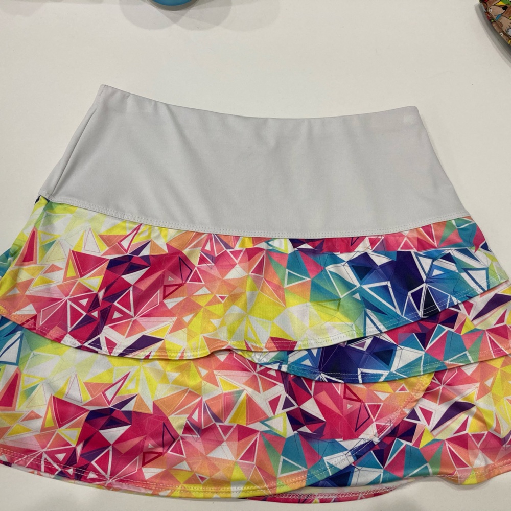 Lucky in love tennis skirt